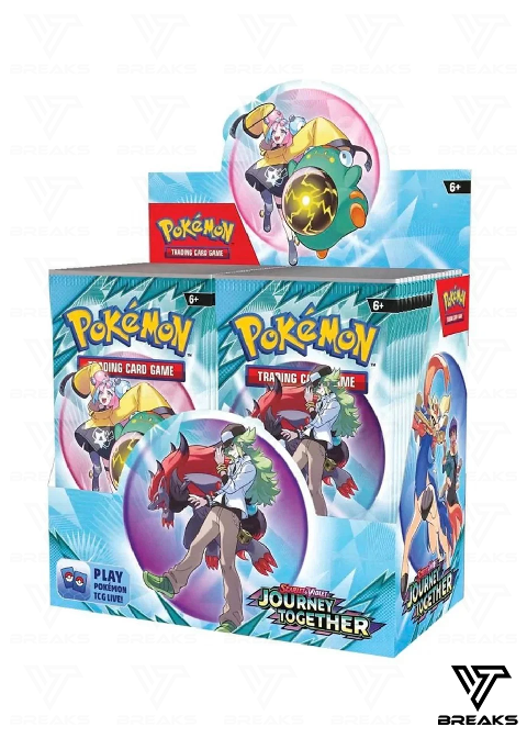 POKÉMON SCARLET & VIOLET - JOURNEY TOGETHER BOOSTER DISPLAY EN INKL. ACRYLIC CASE - SEALED NACH HAUSE