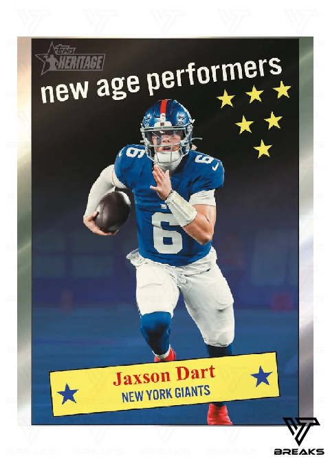 2026 TOPPS HERITAGE FOOTBALL MEGA BOX - SEALED NACH HAUSE