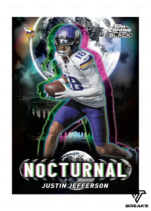 2025 TOPPS CHROME BLACK FOOTBALL HOBBY BOX - SEALED NACH HAUSE