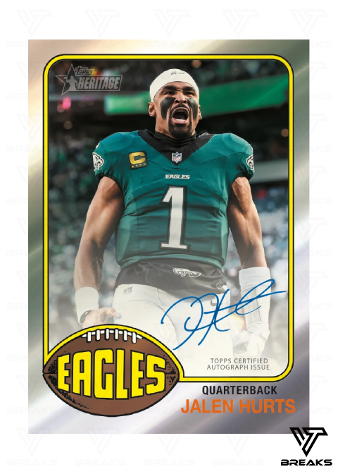2026 TOPPS HERITAGE FOOTBALL VALUE BOX - SEALED NACH HAUSE