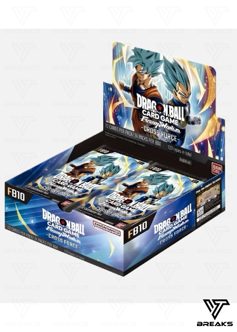 BANDAI DRAGON BALL FUSION WORLD - CROSS FORCE - BOOSTER DISPLAY EN - SEALED NACH HAUSE