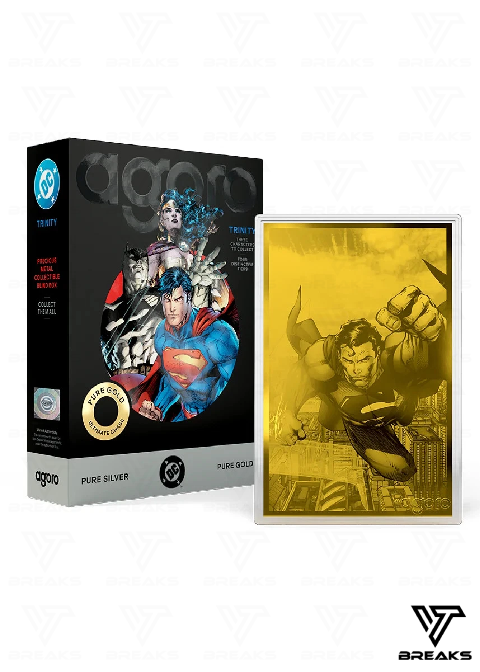 Agoro Trinity (Batman, Superman, Wonder Woman) Blind Box 5gm Silver Foil - SEALED NACH HAUSE