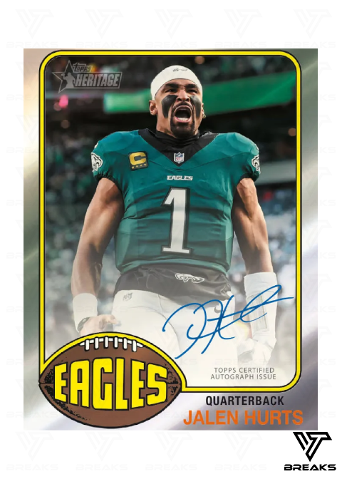 2026 TOPPS HERITAGE FOOTBALL MEGA BOX - SEALED NACH HAUSE