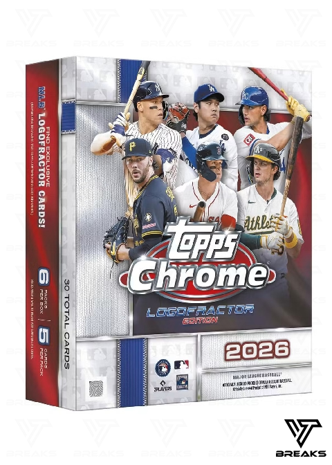 2026 TOPPS CHROME BASEBALL LOGOFRACTOR BOX - SEALED NACH HAUSE