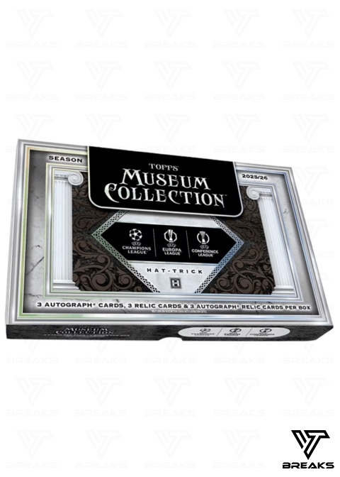 FULL CASE (4BOX) PICK YOUR TEAM/PLAYER - 2025-26 TOPPS MUSEUM UEFA CLUB COMPETITIONS HATTRICK BOX - LIVEBREAK #2