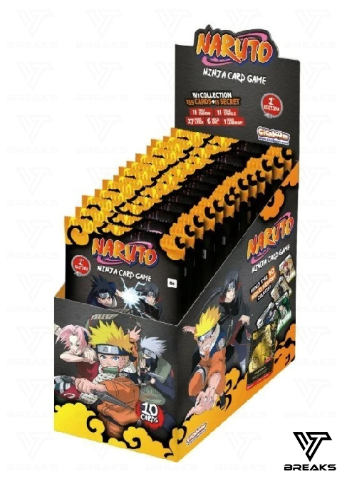 MYTHOS TCG - NARUTO KONOHA SHIDO FIRST EDITION OVP & SEALED CASE (12 DISPLAYS) - SEALED NACH HAUSE