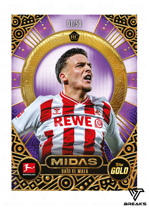 10 BOX PICK YOUR TEAM/PLAYER - 2025-26 Topps Bundesliga Gold Hobby Box - Livebreak #1