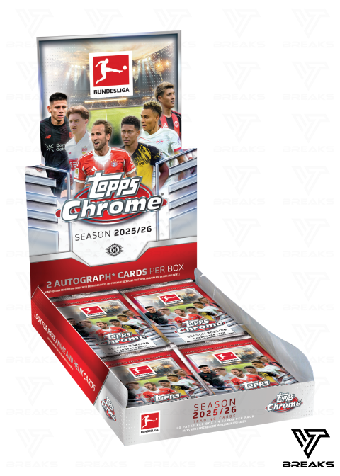 2025/26 TOPPS CHROME BUNDESLIGA HOBBY BOX - LIVEBREAK