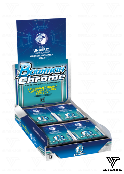 TOPPS BOWMAN CHROME ROAD TO 2023 UEFA U21 EURO Hobby Box - SEALED NACH HAUSE