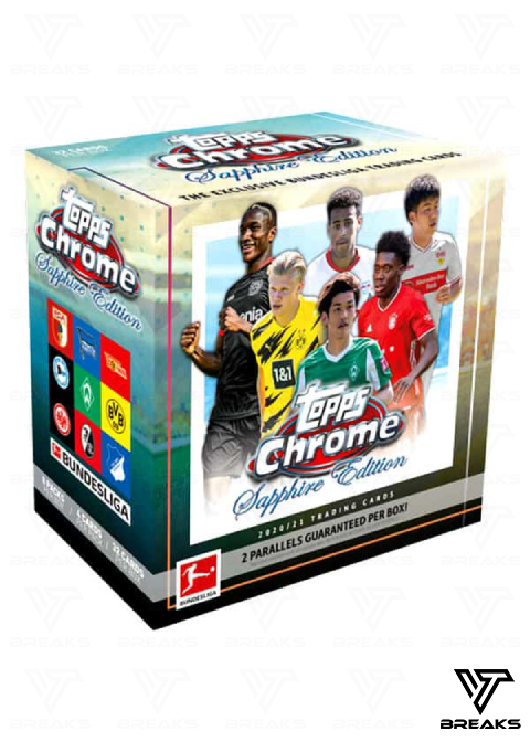 2020-21 TOPPS BUNDESLIGA CHROME SAPPHIRE EDITION - SEALED NACH HAUSE