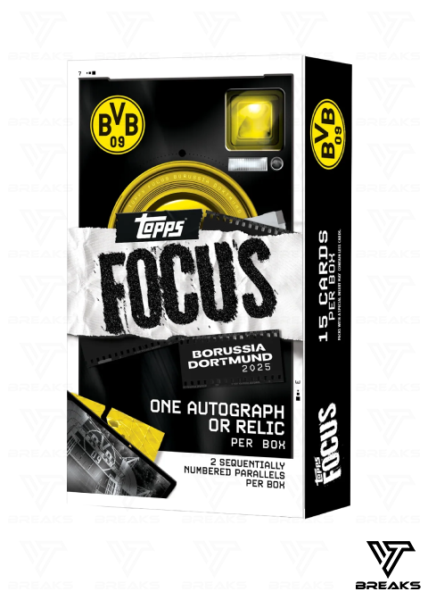 2025-26 TOPPS FOCUS BORUSSIA DORTMUND HOBBY BOX - LIVEBREAK