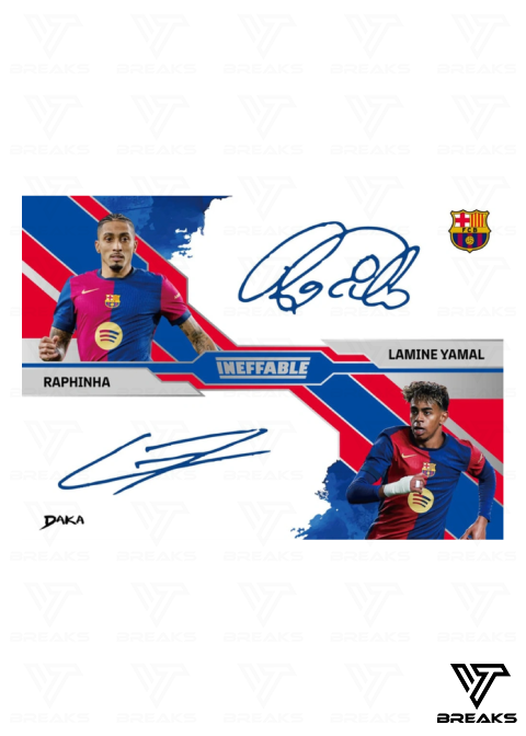2024-25 DAKA FC BARCELONA ONE & TWO HOBBY BOX - SEALED NACH HAUSE
