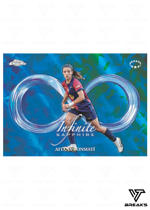 HALF CASE (5 BOX) - PICK YOUR TEAM/PLAYER - 2025 TOPPS CHROME SAPPHIRE UEFA WOMENS CHAMPIONS LEAGUE #1 - LIVEBREAK