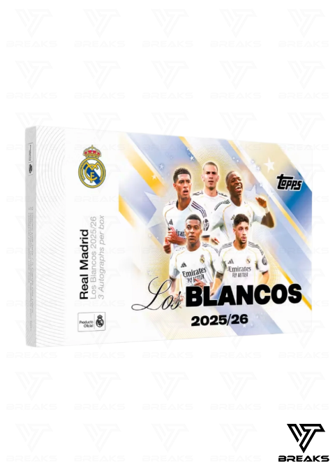 12 BOX (FULL CASE) - PICK YOUR PLAYER - 2026 TOPPS REAL MADRID LOS BLANCOS HOBBY BOX #3 - LIVEBREAK