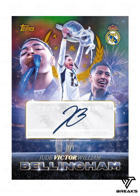 6 BOX (HALF CASE) - PICK YOUR PLAYER - 2026 TOPPS REAL MADRID LOS BLANCOS HOBBY BOX #1 - LIVEBREAK