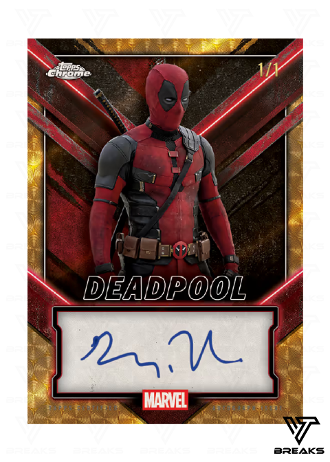 HALF CASE (6 BOX) - RANDOM LETTER BREAK - 2025 TOPPS CHROME DEADPOOL HOBBY BOX - LIVEBREAK #1