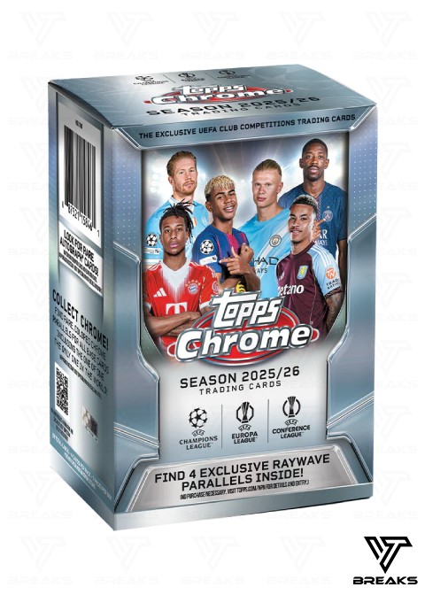 2025-26 TOPPS CHROME UCC VALUE BOX - SEALED NACH HAUSE