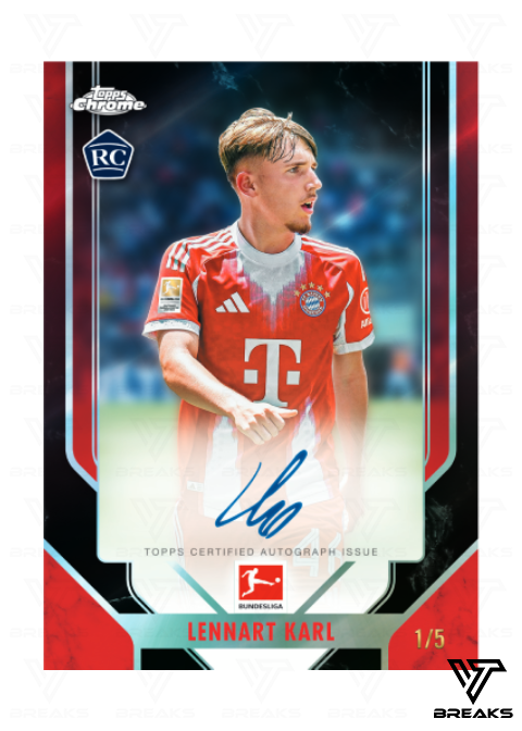 5x FULL CASE MIXER (48 BOX) - PICK YOUR TEAM/PLAYER - 2025/26 TOPPS CHROME BUNDESLIGA BREAKERS DELIGHT/HOBBY BOX - LIVEBREAK #5