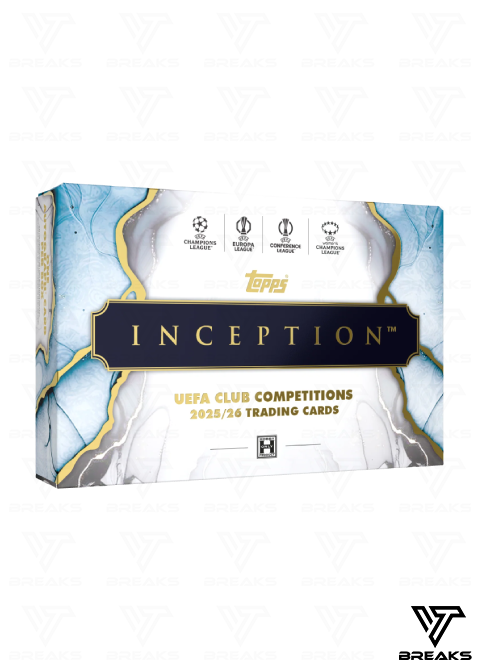 2025-26 TOPPS INCEPTION UEFA CLUB COMPETITIONS HOBBY BOX - SEALED NACH HAUSE