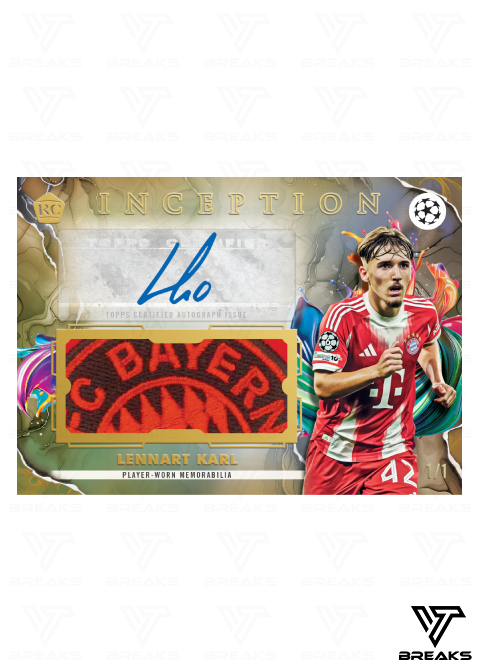 FULL CASE (8 Box) 2025-26 TOPPS INCEPTION UEFA CLUB COMPETITIONS HOBBY BOX - PICK YOUR TEAM/PLAYER - LIVEBREAK #1