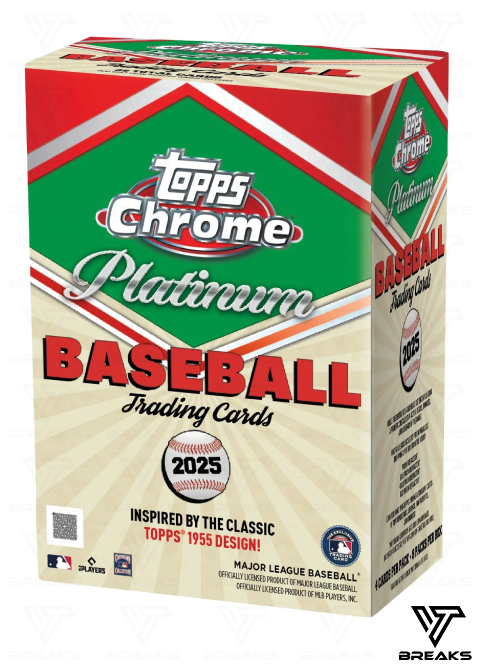 2025 TOPPS CHROME PLATINUM BASEBALL VALUE BOX - SEALED NACH HAUSE