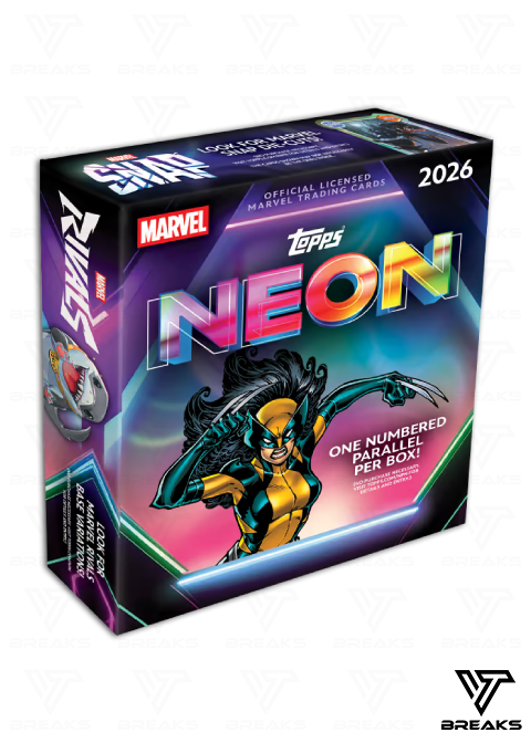 2026 TOPPS NEON MARVEL MEGA BOX - SEALED NACH HAUSE