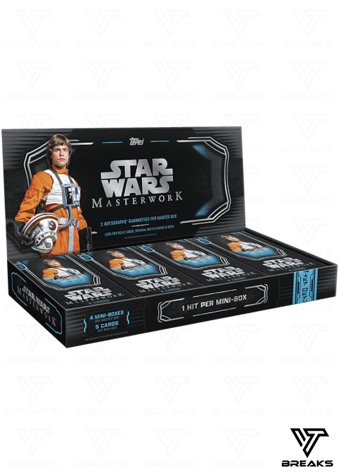 2025 TOPPS STAR WARS MASTERWORKS HOBBY BOX - SEALED NACH HAUSE