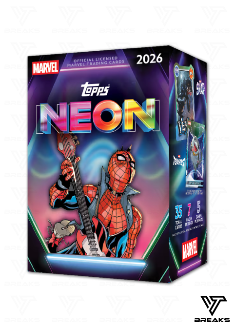 2026 TOPPS NEON MARVEL VALUE BOX - SEALED NACH HAUSE