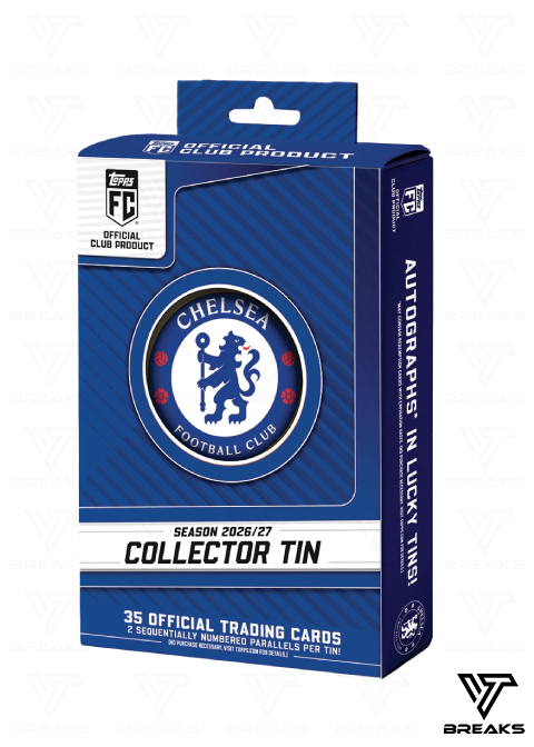 2026/27 TOPPS CHELSEA FC COLLECTOR TIN - SEALED NACH HAUSE