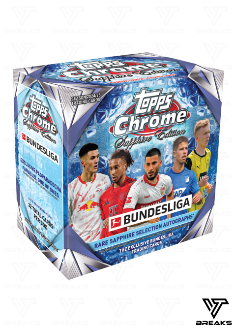 2025 TOPPS BUNDESLIGA CHROME SAPPHIRE EDITION - SEALED NACH HAUSE