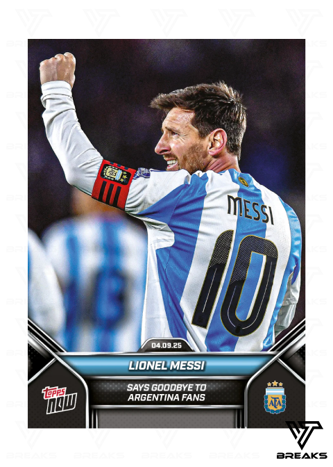 Lionel Messi - 2024-25 ARGENTINA TOPPS NOW - Base Card