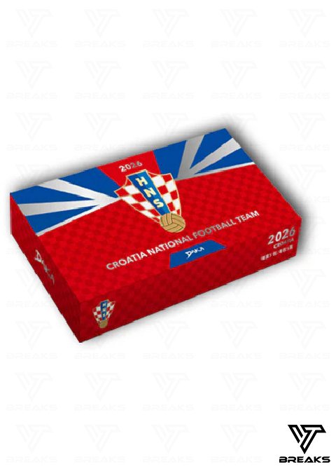 2026 DAKA CROATIA NATIONAL FOOTBALL TEAM HOBBY BOX - SEALED NACH HAUSE