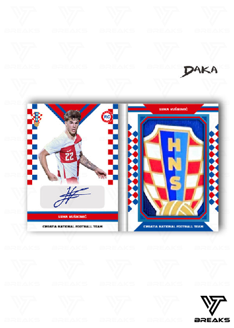 2026 DAKA CROATIA NATIONAL FOOTBALL TEAM HOBBY BOX - SEALED NACH HAUSE
