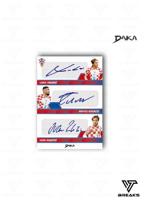 2026 DAKA CROATIA NATIONAL FOOTBALL TEAM HOBBY BOX - SEALED NACH HAUSE