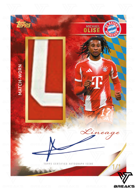 1 CASE (6Box) PICK YOUR PLAYER - 2025-26 TOPPS LINEAGE FC BAYERN MÜNCHEN - LIVEBREAK #3