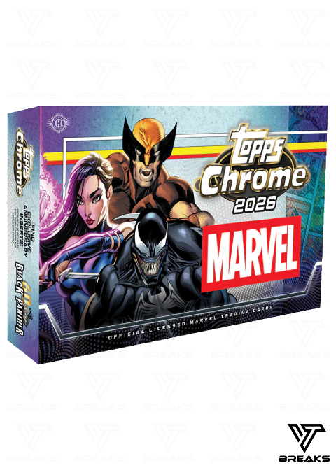 2026 TOPPS CHROME MARVEL COMICS HOBBY BOX - SEALED NACH HAUSE