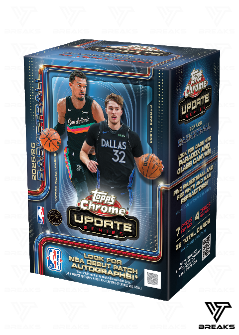 2025-26 TOPPS CHROME UPDATE BASKETBALL VALUE BOX - SEALED NACH HAUSE