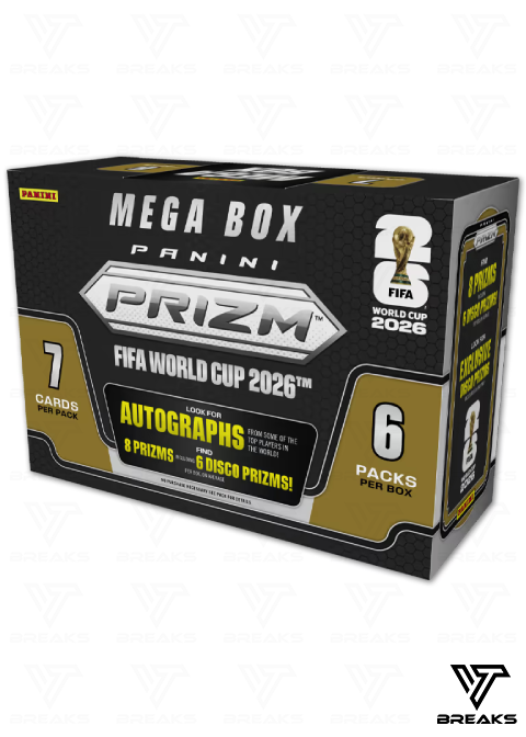 2026 PANINI PRIZM FIFA WORLD CUP 2026 MEGA BOX - SEALED NACH HAUSE