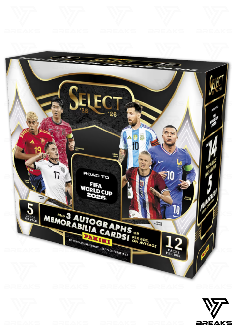 FULL CASE (12BOX) PICK YOUR TEAM/PLAYER - 2025-26 PANINI SELECT ROAD TO FIFA WORLD CUP 2026 HOBBY BOX - LIVEBREAK #1