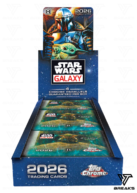 2026 TOPPS CHROME STAR WARS GALAXY HOBBY BOX - SEALED NACH HAUSE