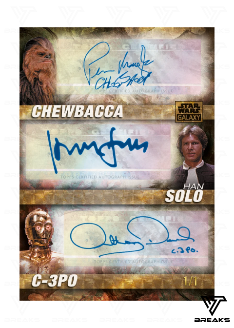 2026 TOPPS CHROME STAR WARS GALAXY HOBBY BOX - SEALED NACH HAUSE