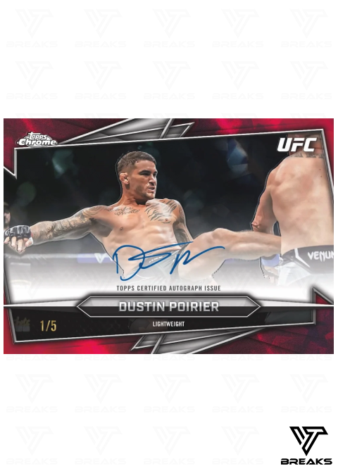 2026 TOPPS CHROME UFC SAPPHIRE EDITION HOBBY BOX - SEALED NACH HAUSE