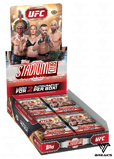 2026 TOPPS STADIUM CLUB UFC HOBBY BOX - SEALED NACH HAUSE