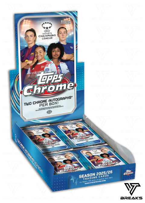 FULL CASE (12BOX) PICK YOUR TEAM/PLAYER - 2026 Topps CHROME UWCL HOBBY BOX - LIVEBREAK #1