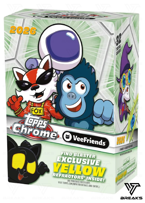 2026 TOPPS CHROME VEEFRIENDS VALUE BOX - SEALED NACH HAUSE