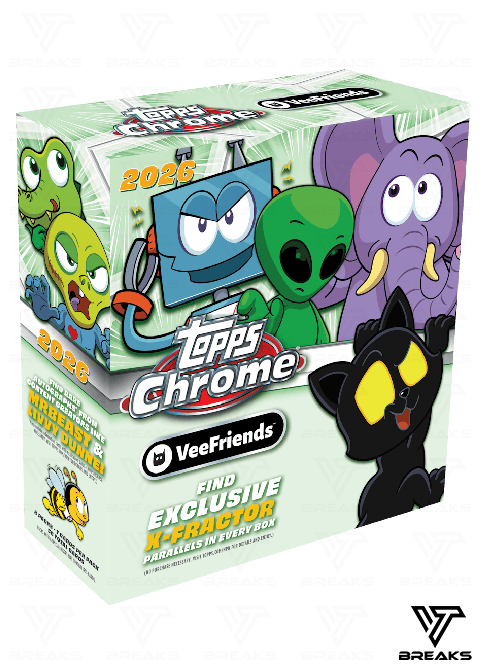 2026 TOPPS CHROME VEEFRIENDS MEGA BOX - SEALED NACH HAUSE