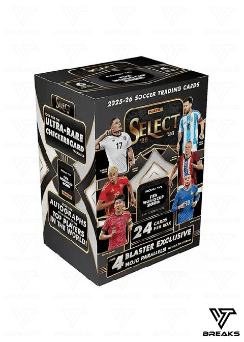 2025-26 PANINI SELECT ROAD TO FIFA WORLD CUP BLASTER BOX - SEALED NACH HAUSE