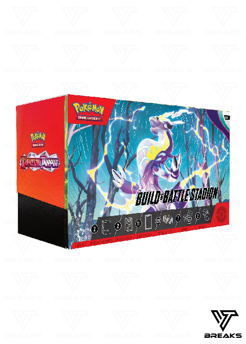 POKÉMON KARMESIN & PURPUR - BUILD & BATTLE STADION DE - SEALED NACH HAUSE